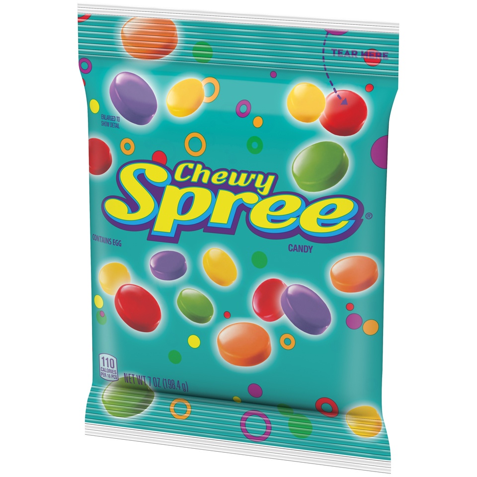 slide 3 of 8, Spree Chewy Candy, 7 oz