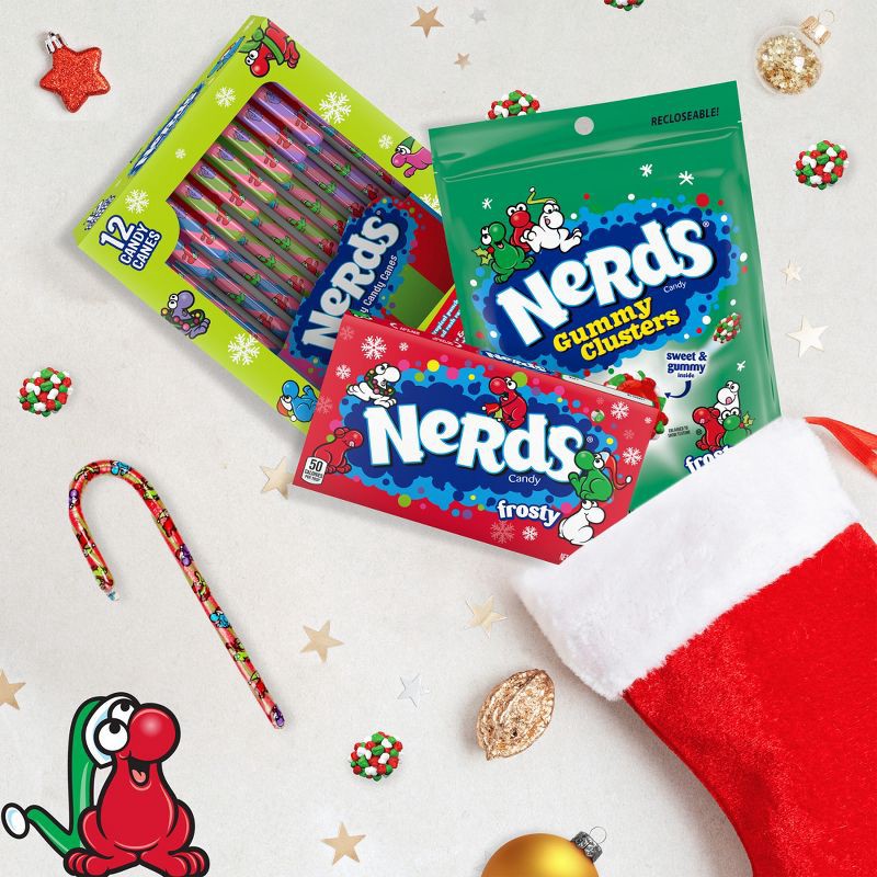 slide 5 of 8, Nerds Candy Canes - 5.3oz/12ct, 5.3 oz, 12 ct