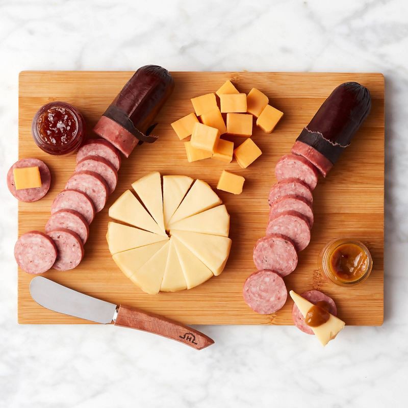 slide 4 of 4, Hickory Farms Christmas Gift Set Classic Charcuterie Board - 17oz, 17 oz
