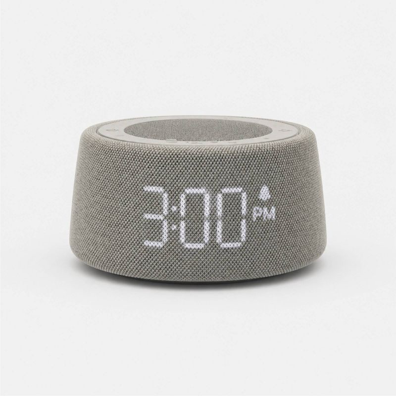 slide 1 of 6, Capello Sound Round with Bluetooth Speaker Table Clock, 1 ct