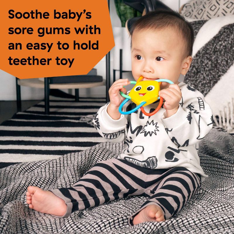 slide 4 of 7, Baby Einstein Ocean Explorers Soothing Star Teether & Rattle Toy - 0-36 Months, 1 ct