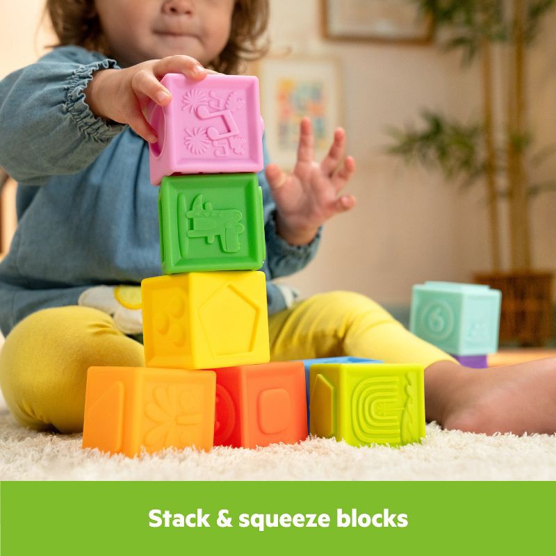 slide 5 of 8, Bright Starts Block and Buddies Holiday Baby Toy Gift Set - 18pc, 18 ct