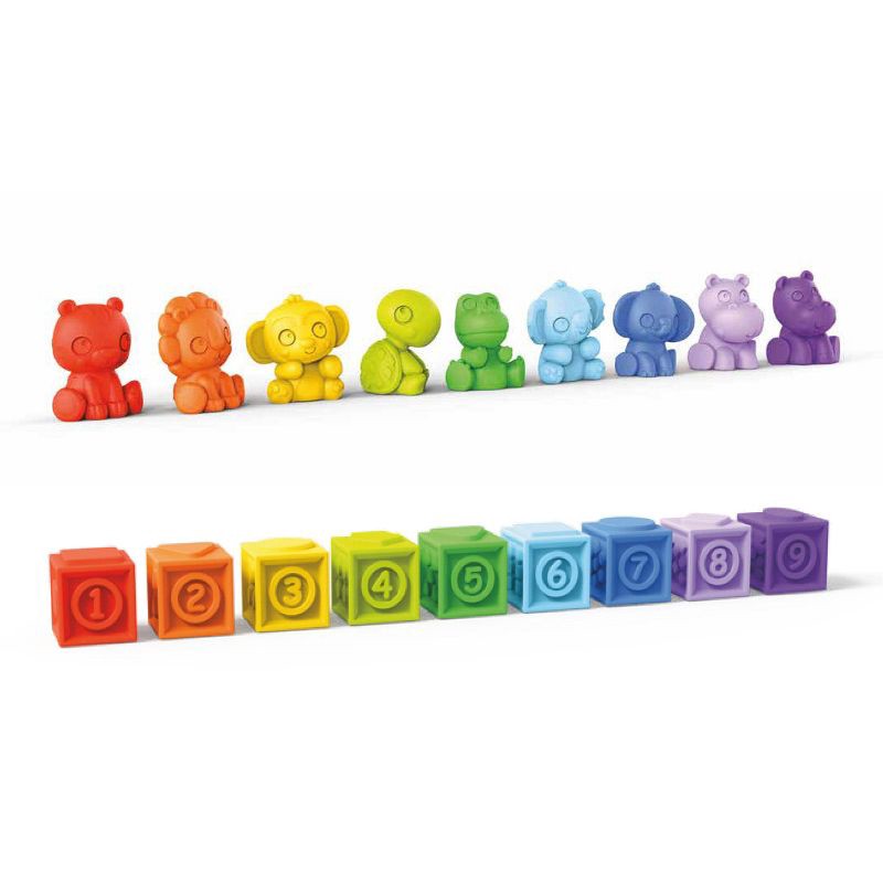 slide 7 of 8, Bright Starts Block and Buddies Holiday Baby Toy Gift Set - 18pc, 18 ct