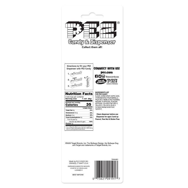 slide 2 of 3, Pez Christmas Bullseye Dispenser - 0.87oz, 0.87 oz