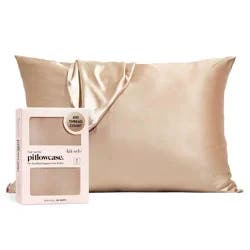 Kitsch Queen Size Satin Standard Pillowcase Thread Count "600" - Champagne