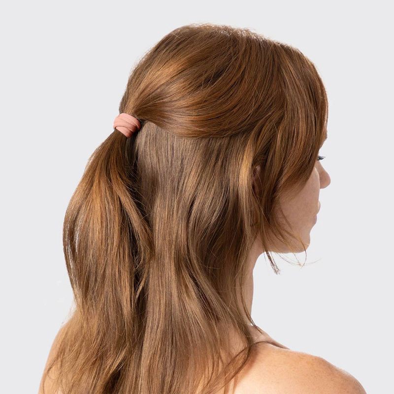 slide 3 of 3, Kitsch Eco Friendly Nylon Elastics - 20pk - Blush, 20 ct