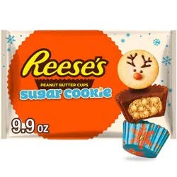 Reese's Christmas Peanut Butter Cup Sugar Cookie Miniatures - 9.9oz