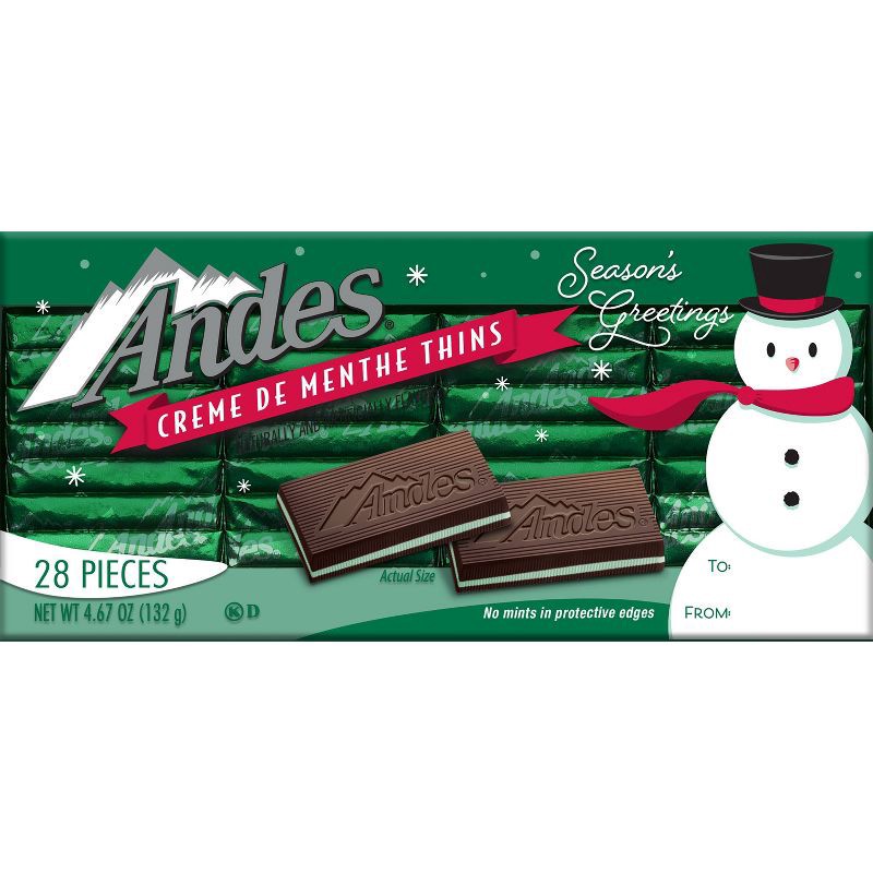 slide 1 of 3, Andes Christmas Creme de Menthe Thins - 4.67oz, 4.67 oz