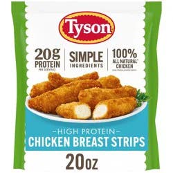 Tyson Simple Ingredients Chicken Breast Strips - Frozen - 20oz