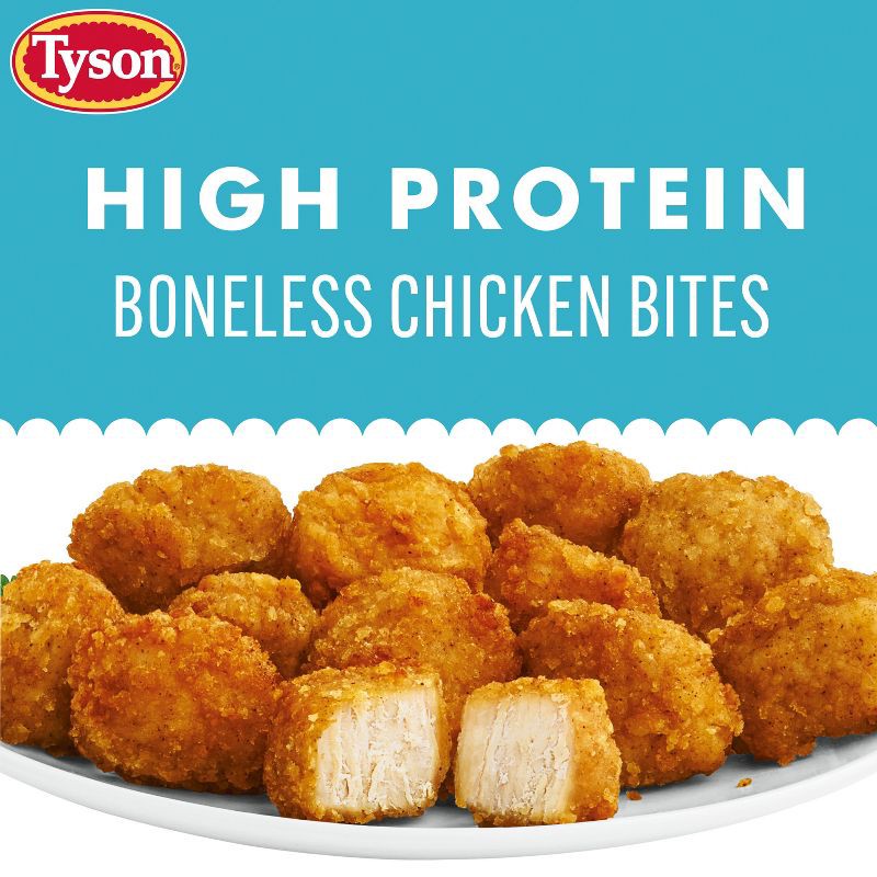 slide 6 of 8, Tyson Simple Ingredients Boneless Chicken Bites - Frozen - 20oz, 20 oz