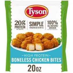 Tyson Simple Ingredients Boneless Chicken Bites - Frozen - 20oz