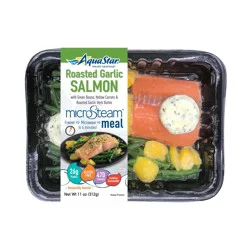 Aqua Star Roasted Garlic Salmon 11 oz Tray