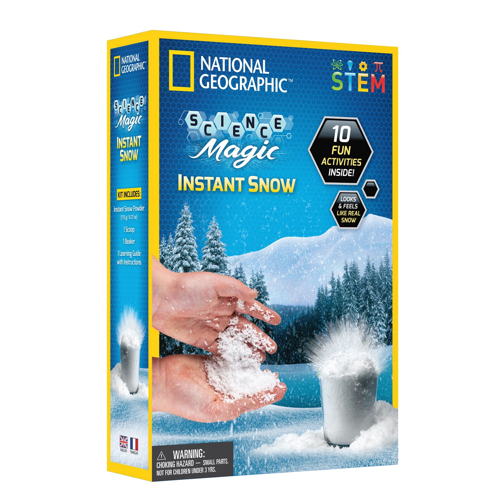 slide 4 of 7, National Geographic Instant Snow Kit, 6.18 in x 2.25 in x 9.25 in