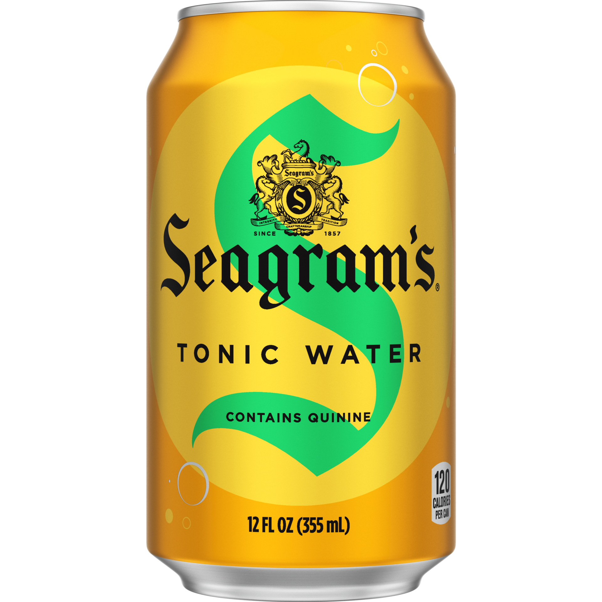 slide 1 of 9, Seagram's Tonic Can, 12 fl oz, 6 ct; 12 fl oz