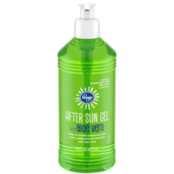 Kroger After Sun Gel With Aloe Vera Bottle