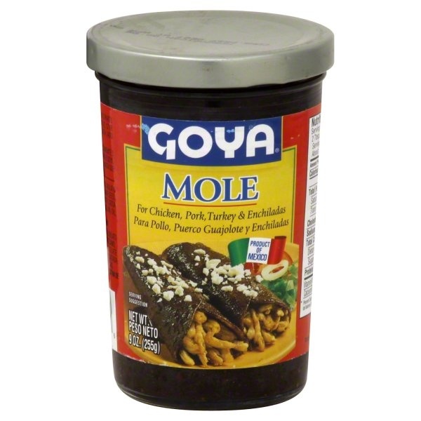 slide 1 of 1, Goya Mole Poblano, 9 oz