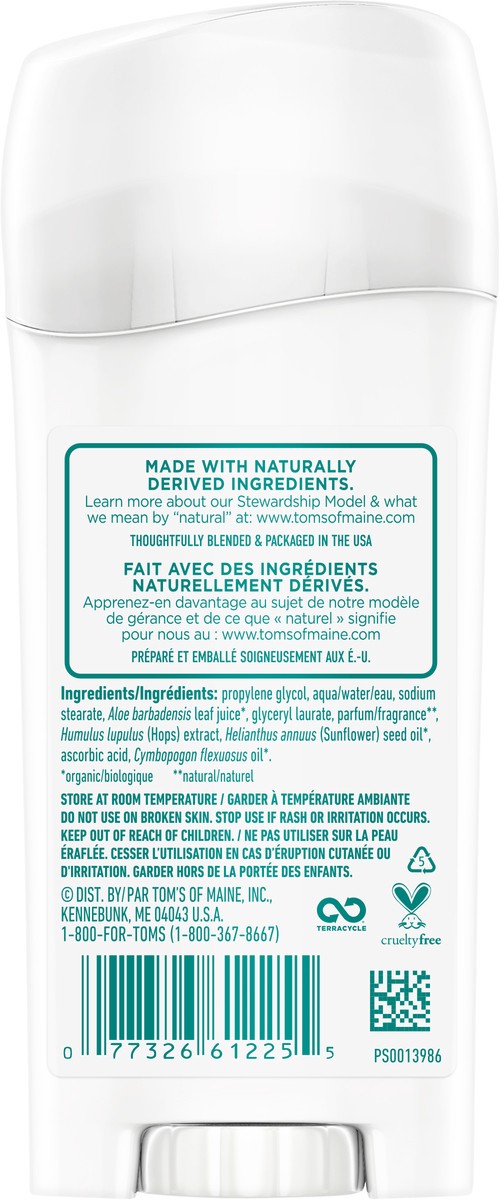 slide 3 of 3, Tom's of Maine Long Lasting Natural Deodorant Stick - Lavender - Trial Size - 2.25oz/1ct, 2.25 oz