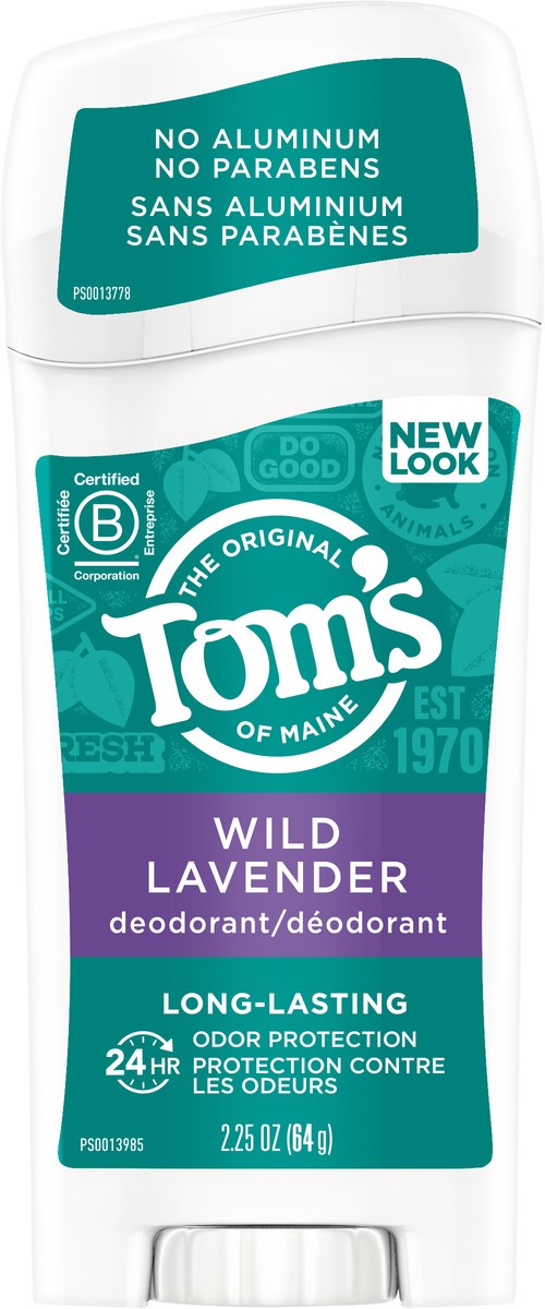 slide 2 of 3, Tom's of Maine Long Lasting Natural Deodorant Stick - Lavender - Trial Size - 2.25oz/1ct, 2.25 oz