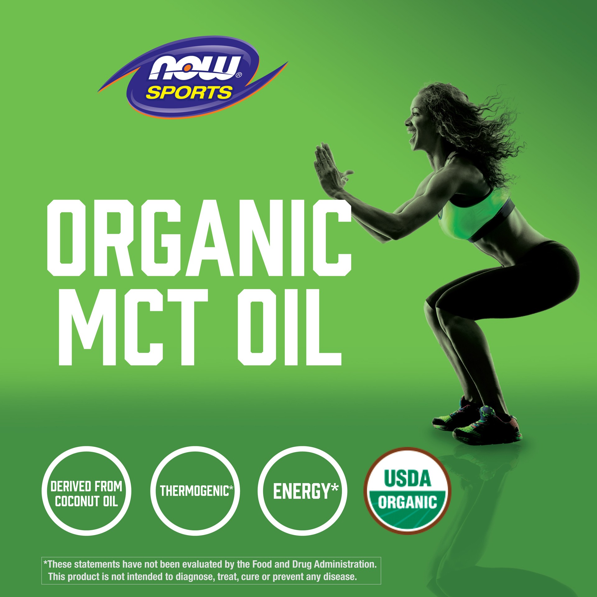 slide 3 of 5, NOW MCT Oil, Organic - 16 fl. oz., 16 oz