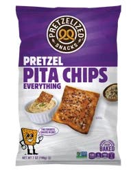 Pretzelized Snacks Everything Pretzel Pita Chips 7 oz
