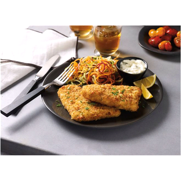 slide 1 of 1, Trident Seafoods Loaded Baked Potato Encrusted Wild Alaska Pollock Fillets, 5.25 oz