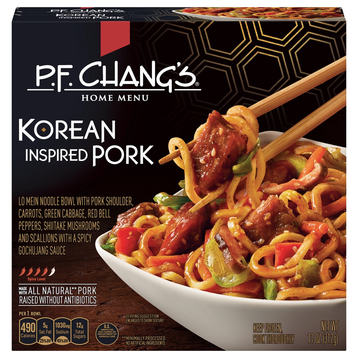 slide 1 of 1, P.F. Chang's Korean Inspired Pork, 11 oz