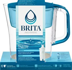 Brita Denali Pitcher Translucent Teal