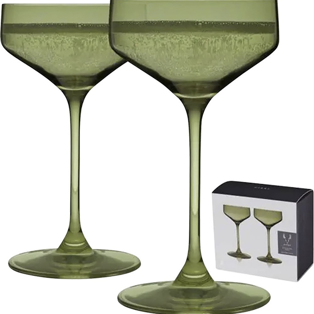 slide 1 of 1, Viski Nouveau Sage Coupes, 1 ct