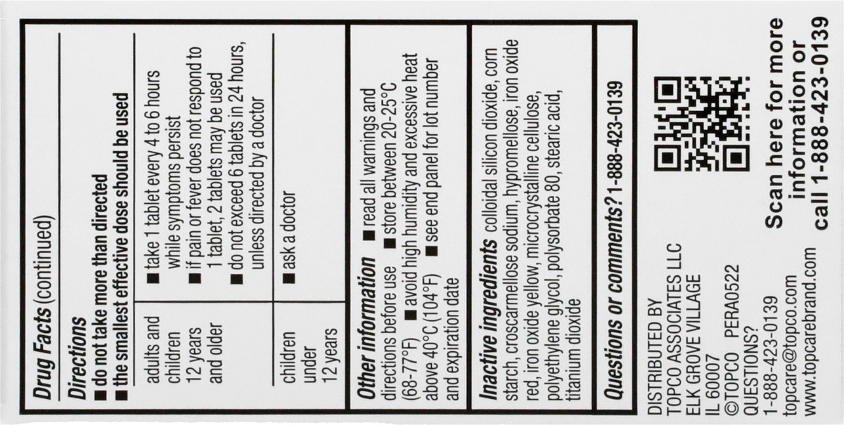 slide 3 of 9, Topcare Ibuprofen Bonus, 120 ct