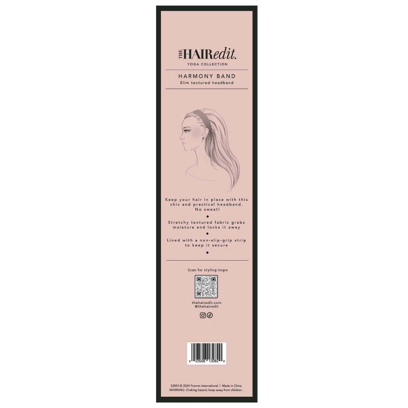 slide 7 of 7, The Hair Edit Harmony Elastic Headband - Terracotta Rose, 1 ct