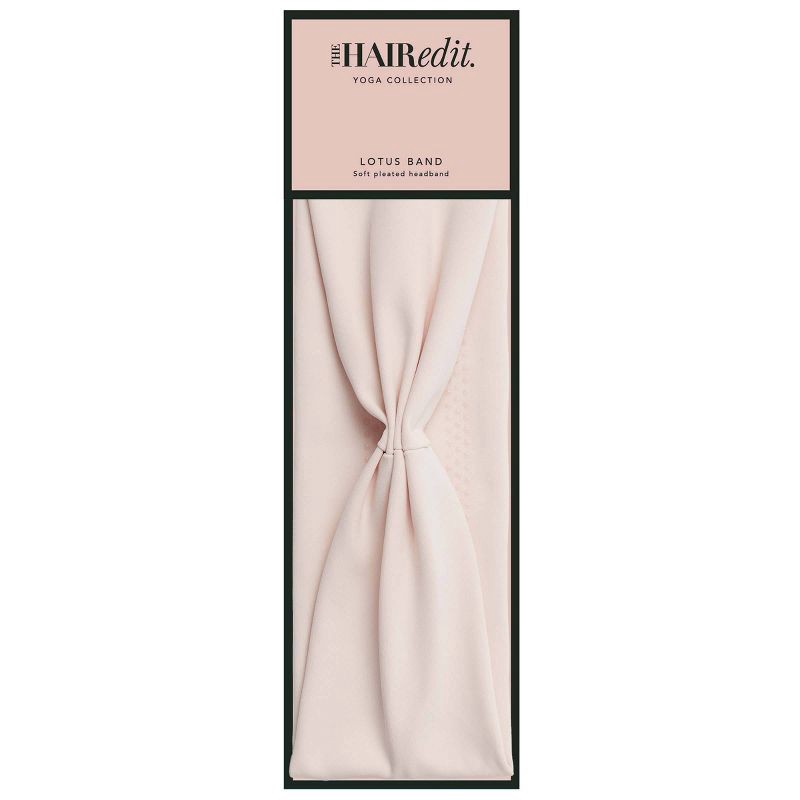 slide 2 of 8, The Hair Edit Lotus Fabric Headband - Cream, 1 ct