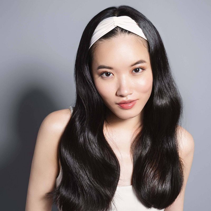 slide 3 of 8, The Hair Edit Lotus Fabric Headband - Cream, 1 ct