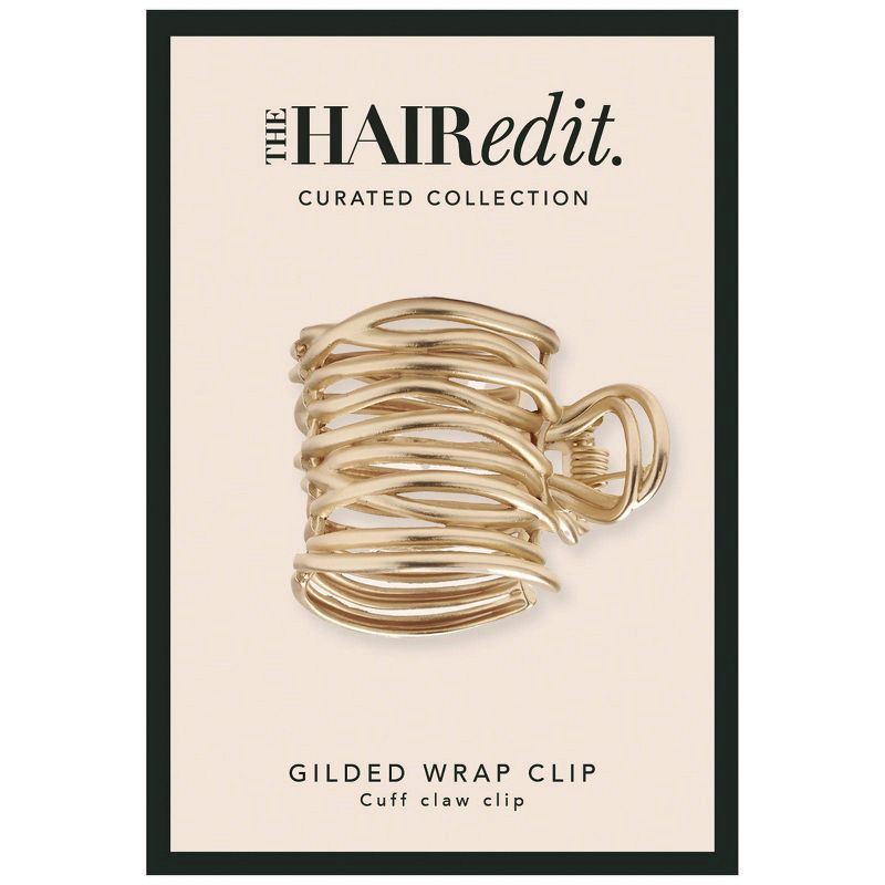 slide 2 of 8, The Hair Edit Gilded Wrap Clip, 1 ct