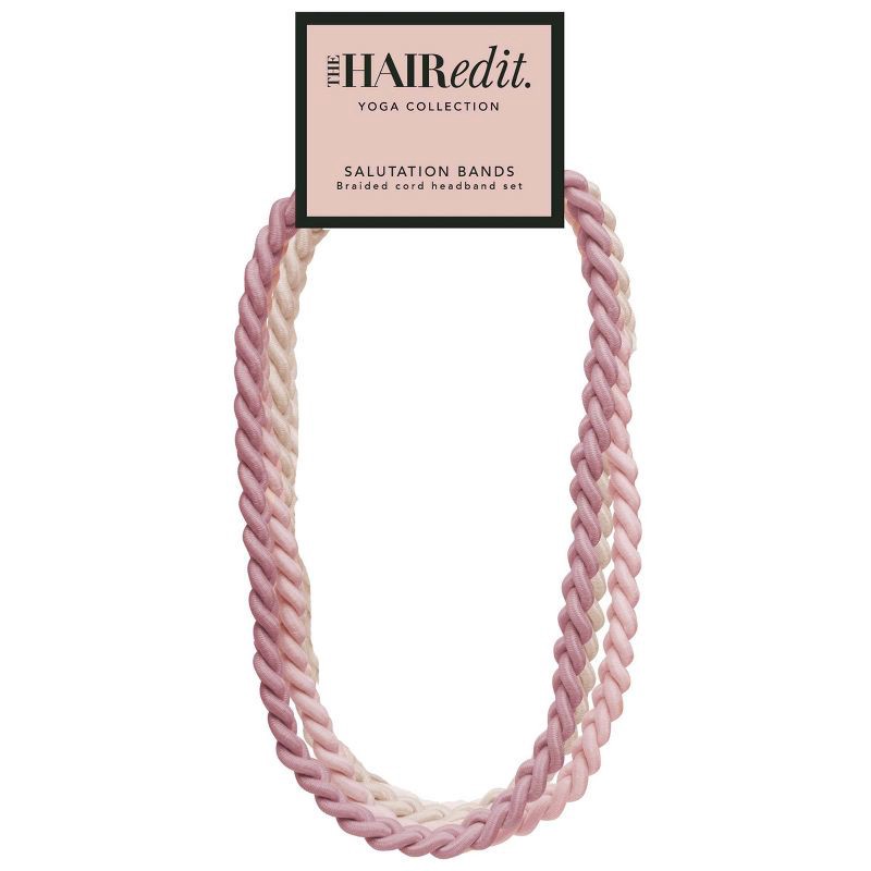 slide 2 of 8, The Hair Edit Salutation Fabric Headbands - Multicolor - 3pk, 3 ct