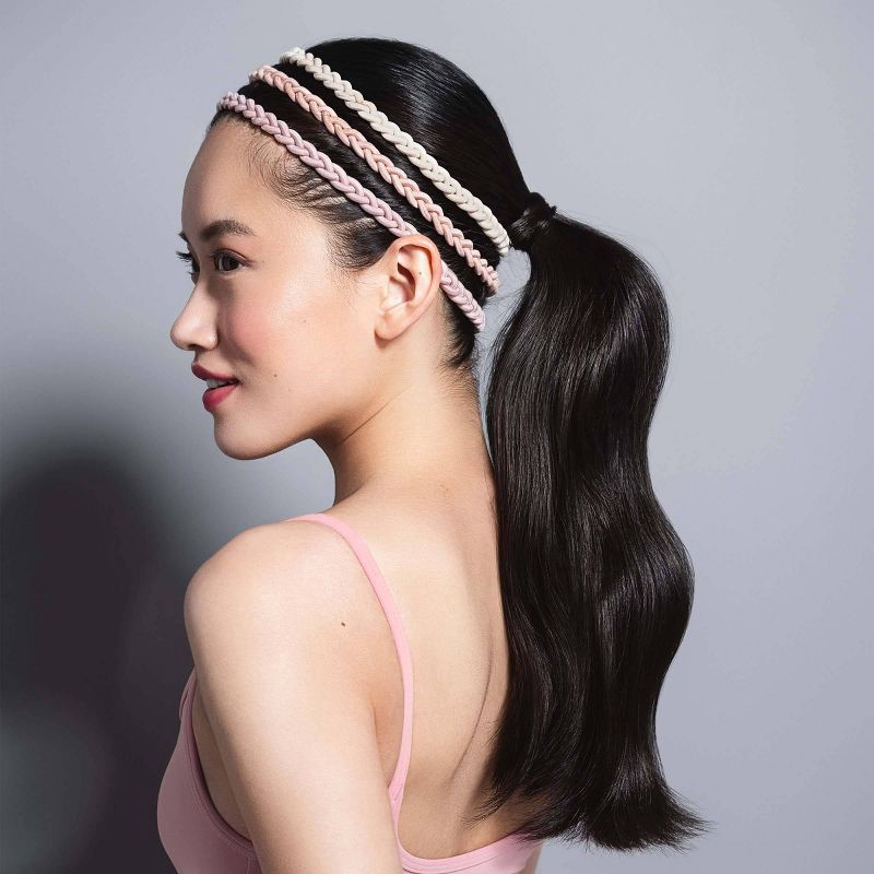 slide 4 of 8, The Hair Edit Salutation Fabric Headbands - Multicolor - 3pk, 3 ct