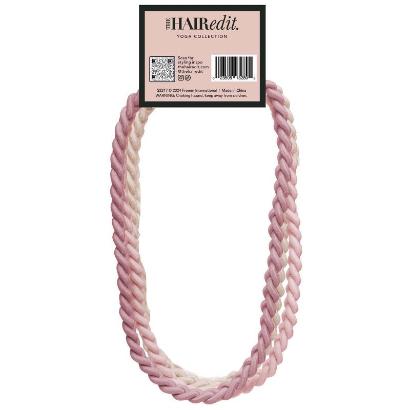 slide 8 of 8, The Hair Edit Salutation Fabric Headbands - Multicolor - 3pk, 3 ct