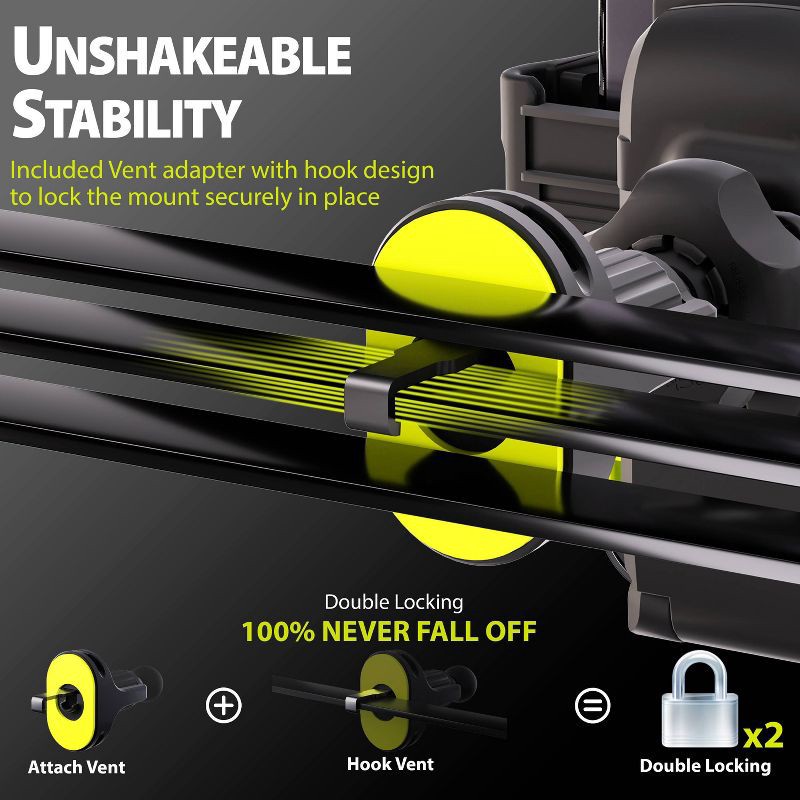 slide 5 of 6, Bracketron TripGrip Dash & Vent Mount: Mobile Device Stand for Cars, 1 ct