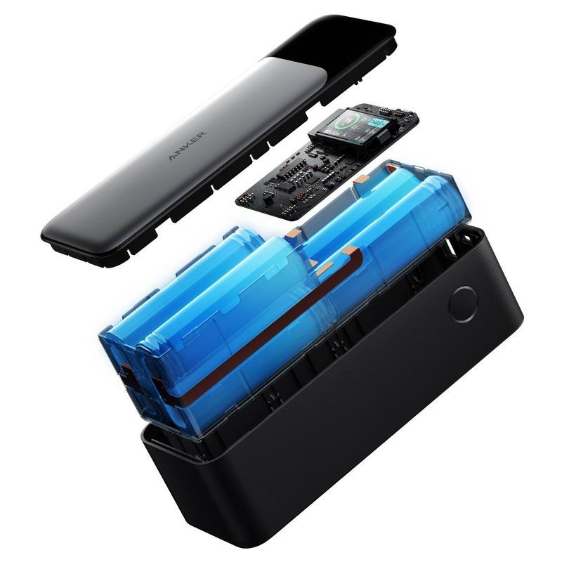 slide 5 of 6, Anker 24000mAh 140W GaN Prime Power Bank - Silver: USB & USB-C Charging, Quick Charge, 1 ct