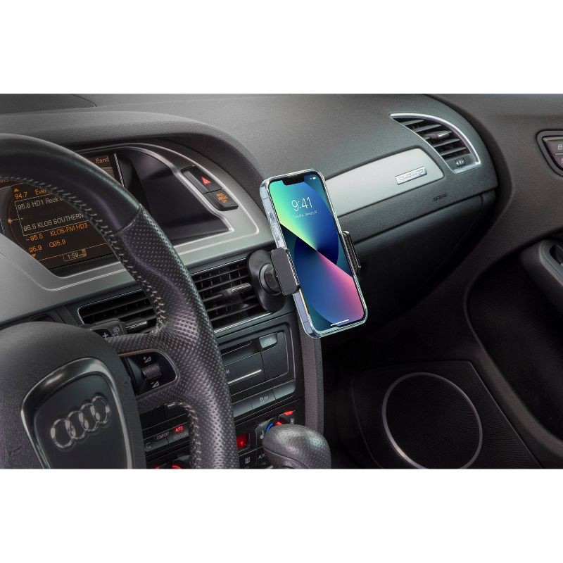 slide 6 of 6, Scosche Universal 2-in-1 Dash/Vent Car Mount - Black, 1 ct