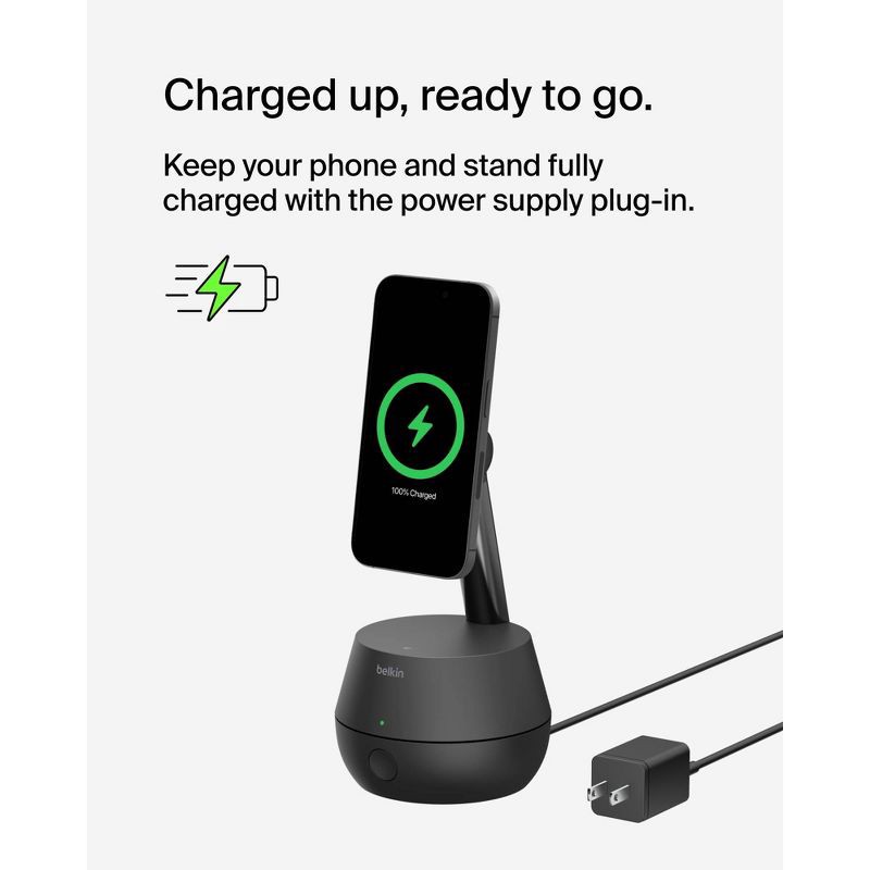 slide 5 of 9, Belkin Auto Tracking Stand Pro with DockKit – Black., 1 ct
