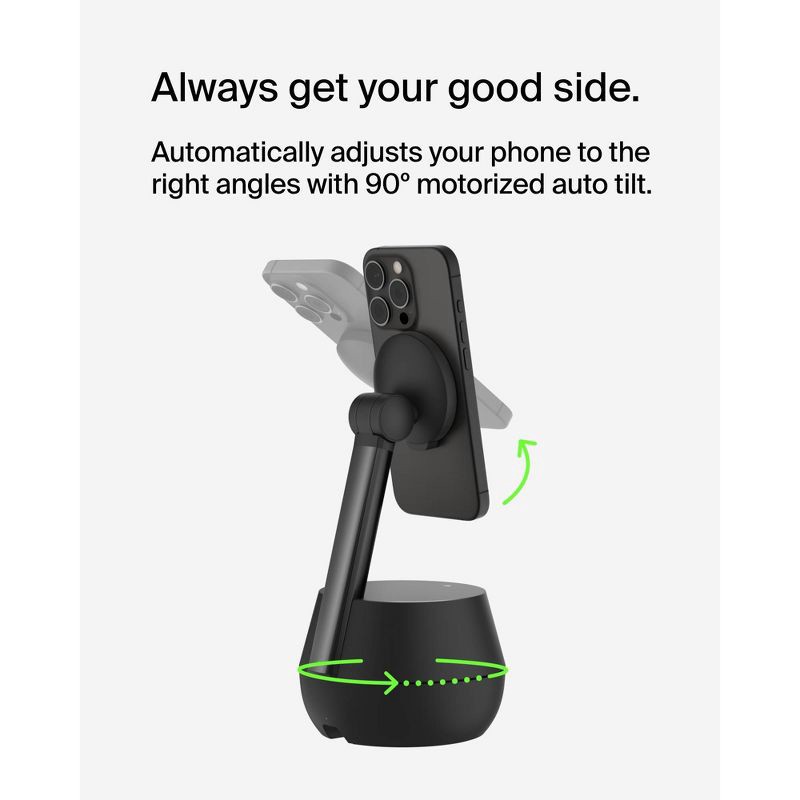 slide 6 of 9, Belkin Auto Tracking Stand Pro with DockKit – Black., 1 ct