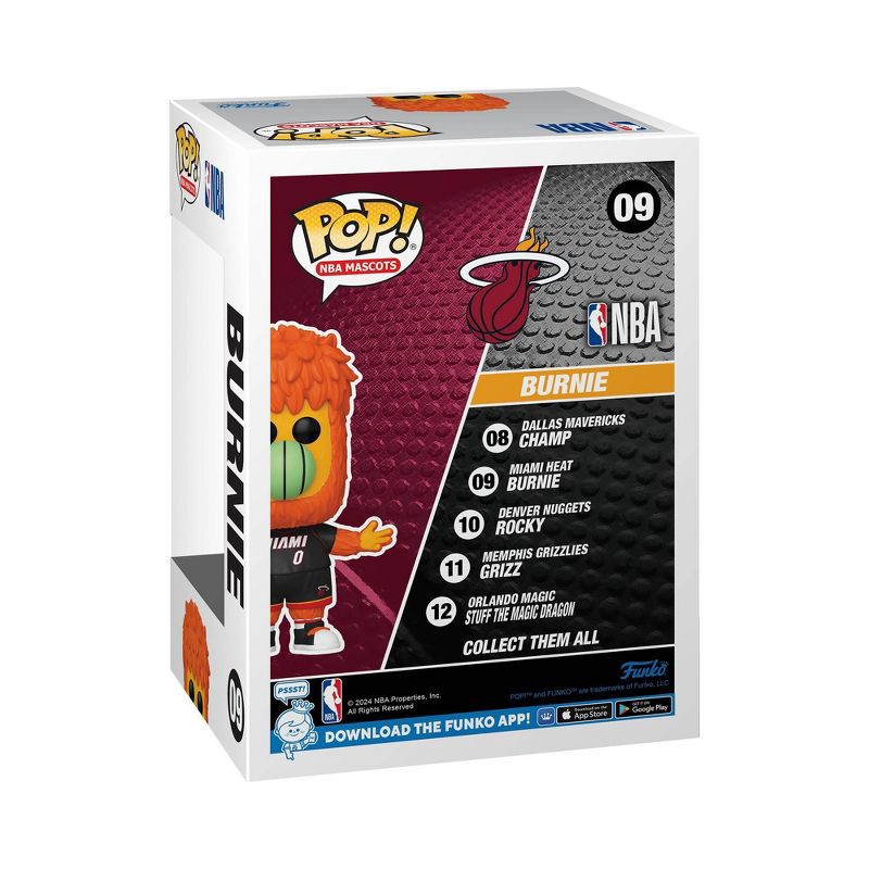 slide 2 of 3, Funko POP! NBA: Miami Heat Mascot - Burnie, 1 ct