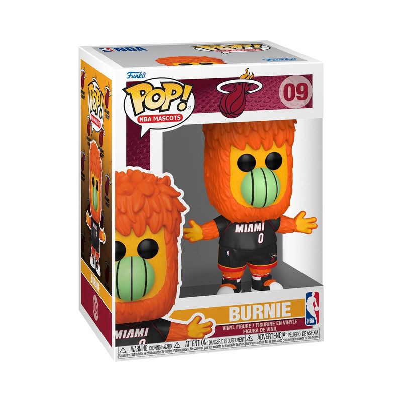slide 1 of 3, Funko POP! NBA: Miami Heat Mascot - Burnie, 1 ct