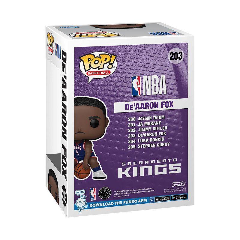 slide 3 of 3, Funko POP! NBA: Sacramento Kings - De'Aaron Fox, 1 ct