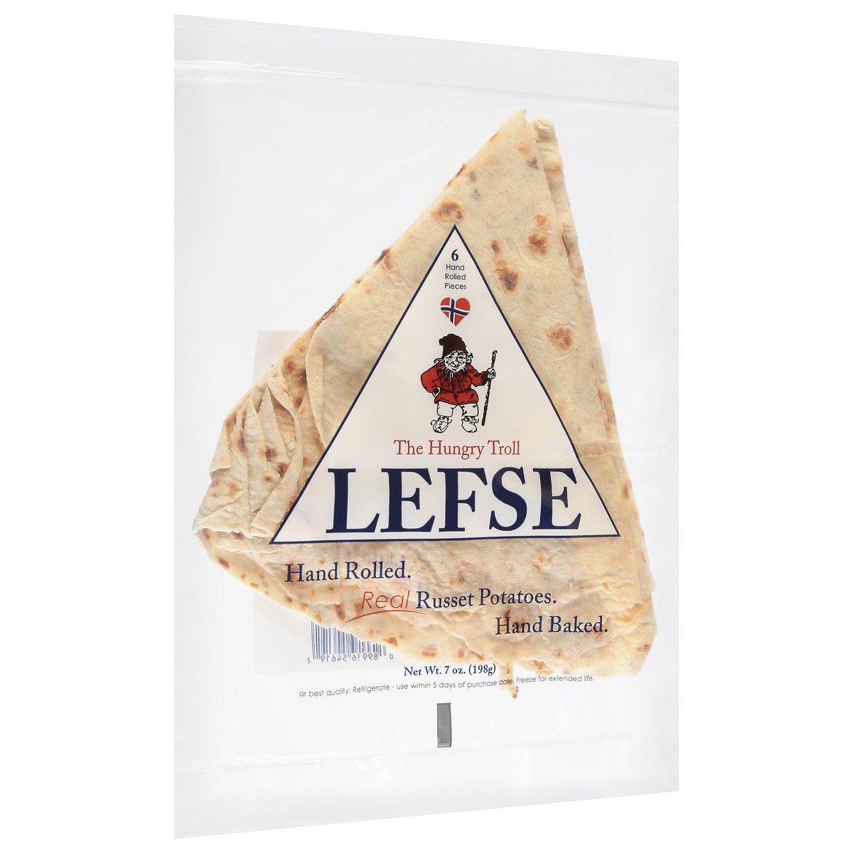 slide 5 of 13, Lefse Russet Potatoes Flatbreads 6 ea, 6 ct
