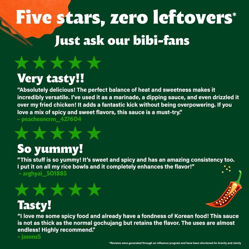 slide 7 of 9, Bibigo Gochujang Hot Sweet Sauce - 12.16oz, 12.16 oz