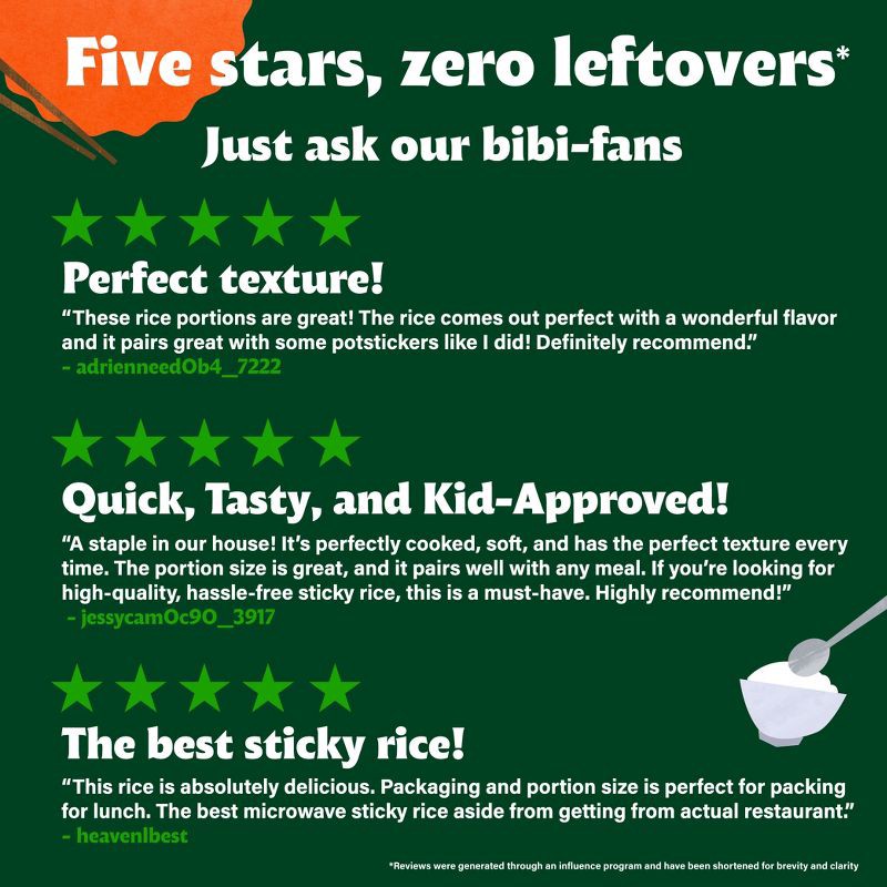 slide 7 of 8, Bibigo Gluten Free Cooked Sticky White Rice - 22.2oz/3ct, 22.2 oz, 3 ct