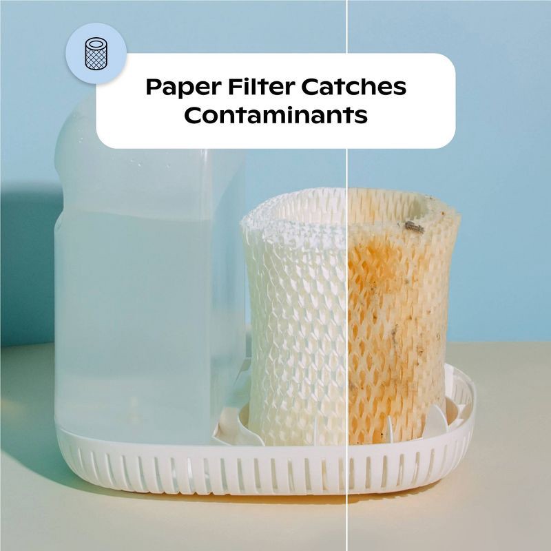 slide 10 of 17, Canopy 4-in-1 Dishwasher Safe and Mold Inhibiting Humidifier - White, 1 ct