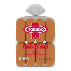 Ball Park Rainbo Giant Hot Dog Enriched Buns, 16 count