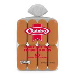 Ball Park Rainbo Giant Hot Dog Enriched Buns, 16 count